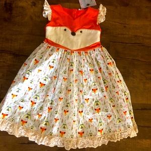Fox Boutique dress Fall/Thanksgiving. Size 7